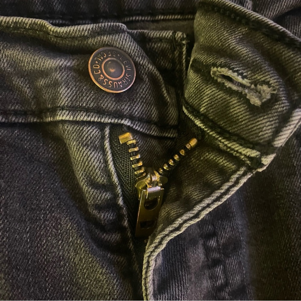 Levi's 512 Black Slim Jeans GUC 34x34 - Picture 6 of 7